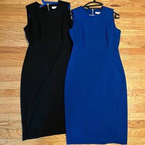 Two Calvin Klein Sheath Dresses Size 6